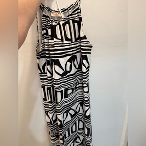 Tory Burch Monochrome Patterned Dress